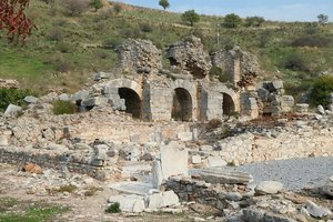 One of the Baths Located At Ephesus