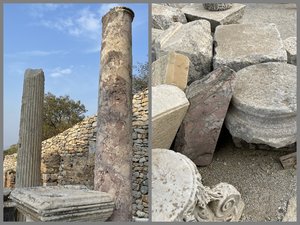Different Styles of Columns and Numerous Stones Used