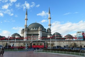Erdogen Promised and Built a Mosque at Taskim Squarere