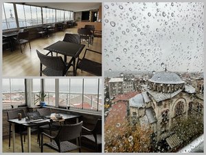 Spent a Rainy Afternoon In the "Dining Area" of Hotel