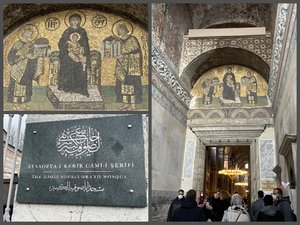 You Are Greeted By This When Entering Hagia Sophia