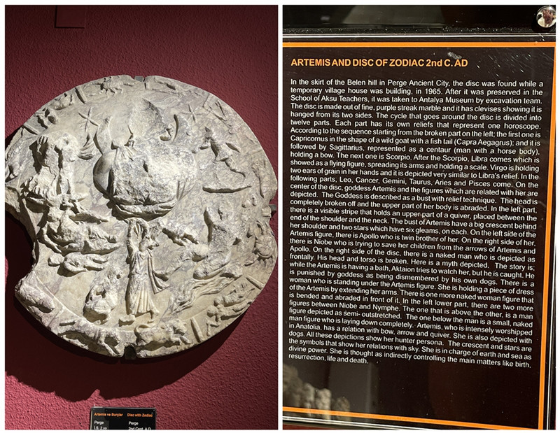 A 2nd C AD Artemis & Disc of the Zodiacs found in 19655