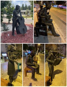 Many of the Statues Here Play Musical Instruments