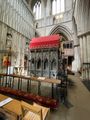Shrine of St. Alban - the marble base from 1308