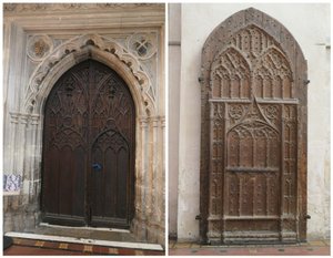 Detailed Doors in the Cathedral