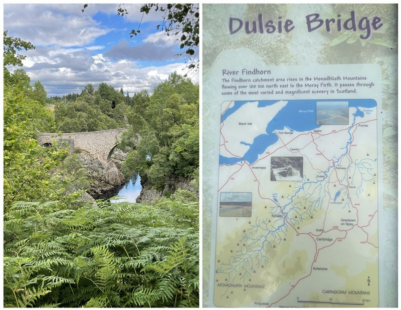 The Dulsie Bridge over the River Findhorn
