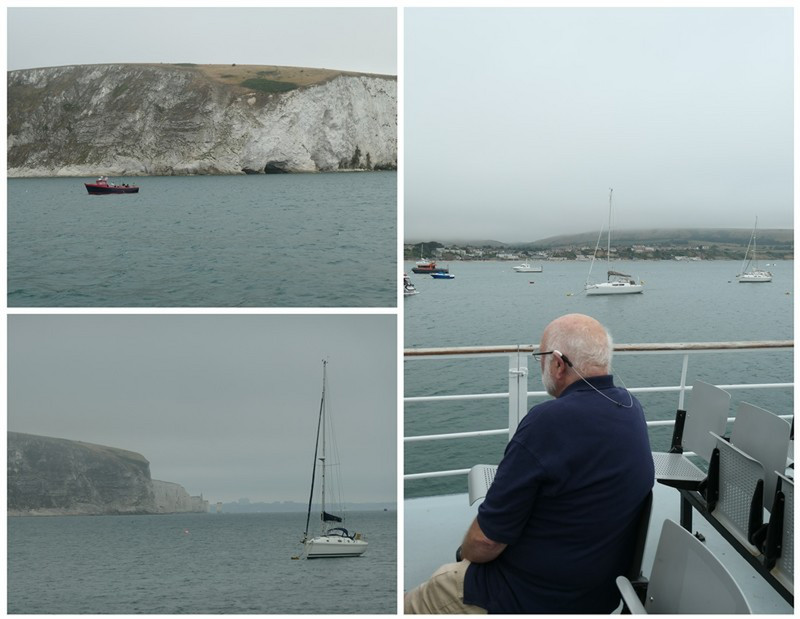 View From the Boat When Stopped in Swanage