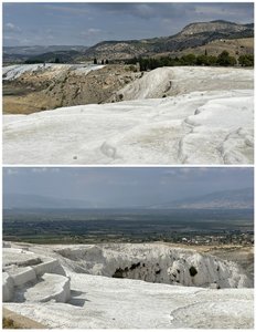 The Travertine Area of Pamukkale Is Extensive