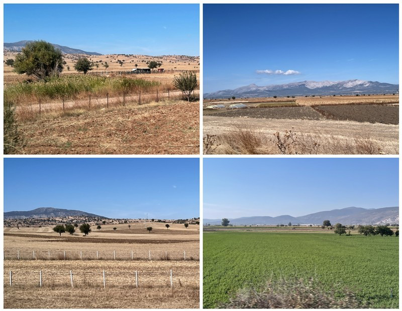 Great Views of Agricultural Areas & Plenty of Mountains