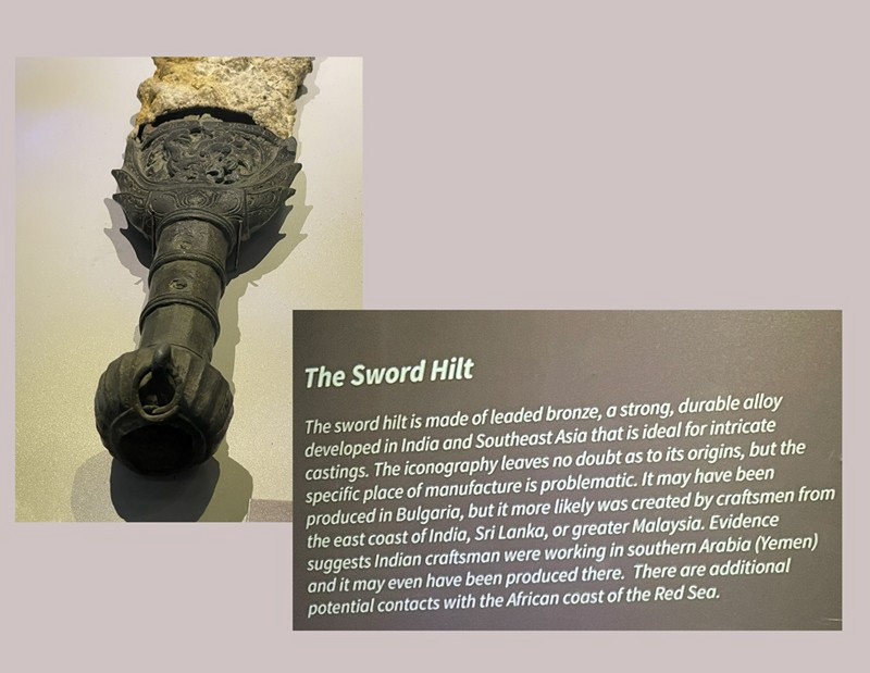 A Detailed Sword Hilt from the 11th C. "Glass Wreck"
