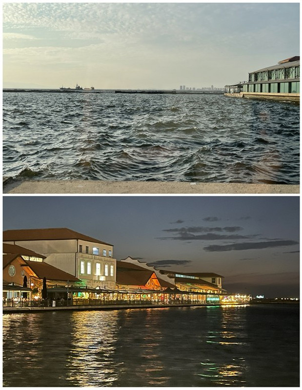 View of the Konak Pier - Day and Night