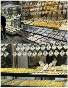 Gold Jewelry is Always on Display at All Bazaars