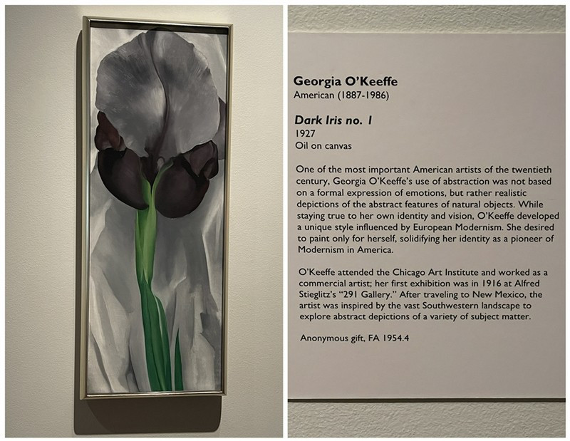 A Piece by Georgia O'Keeffe on Display as Well