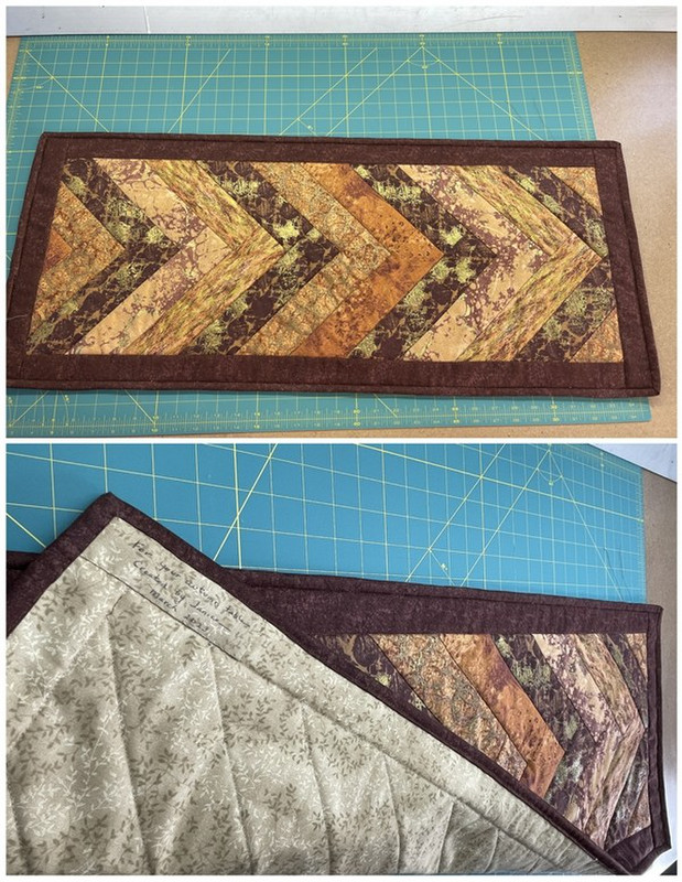 Spent Some Time Sewing - Made this Table Runner