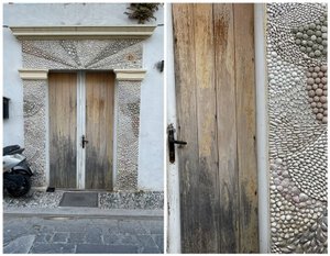 Detailed Stonework Set Off This Doorway