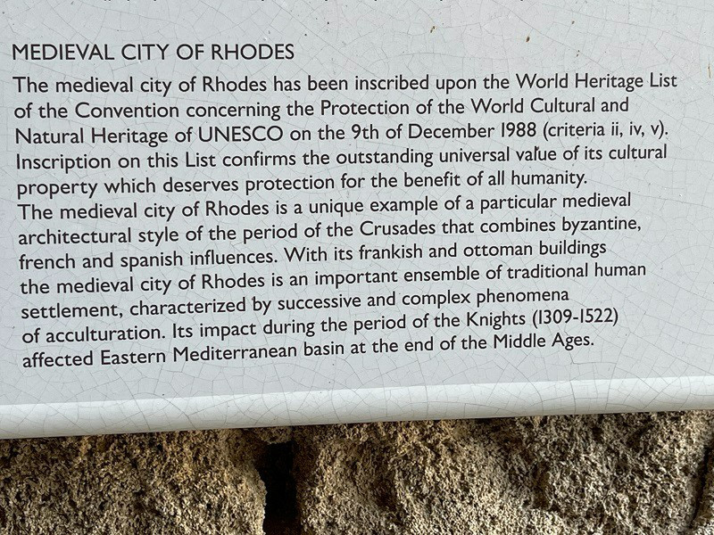 The Medieval City of Rhodes Long History