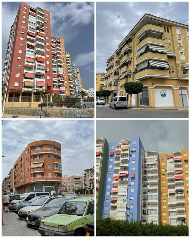 Mainly Modern Buildings Throughout Villajoyosa