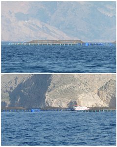 Many Fish Farms in this Area along the coast of Spain