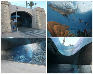 Amazing Underwater Murals in this Gateway