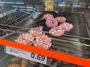 Not Appetizing to Us! Pink Frosted Donuts & Marshmallows