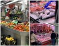 Fruits, Vegetables, Meat & Fish At the Fresh Market