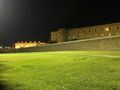 Walking Near the Fortress Walls In The Evening