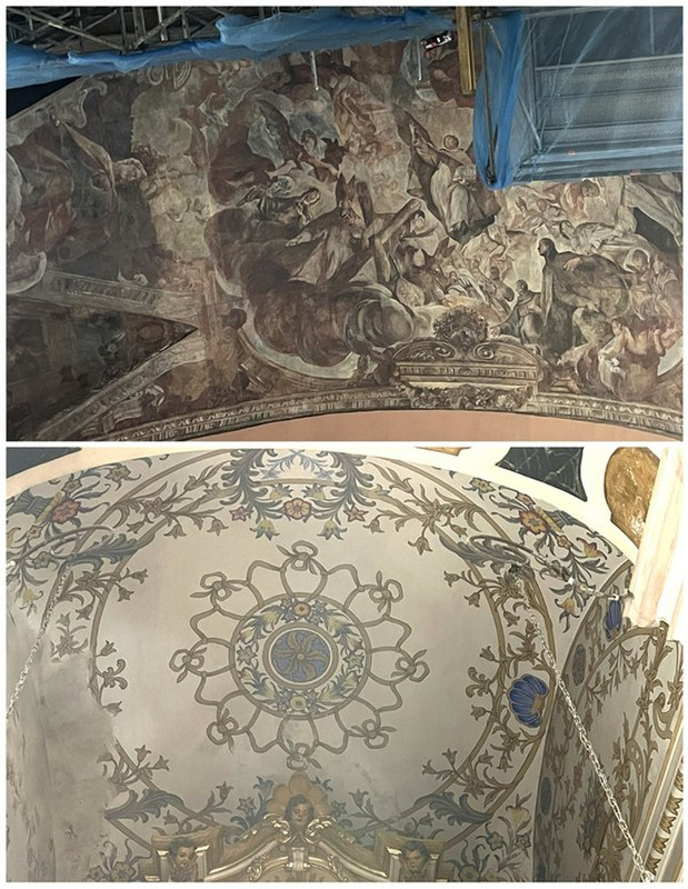 A Few Details of the Ceiling in St. James Church