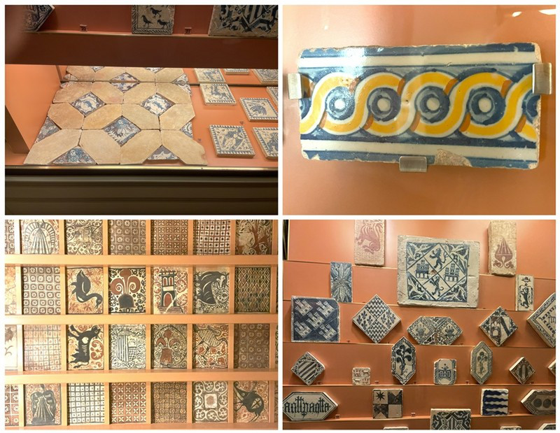 A Sample of Ceramic Tiles at the Museum