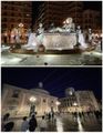 The Titian Fountain_ & Part of the Cathedral at Night