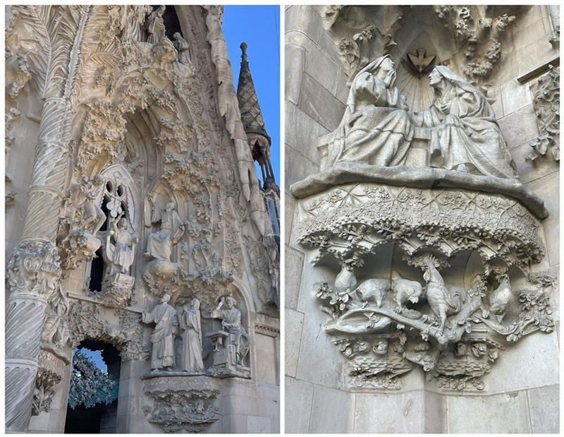 A Few of the Details on the Nativity Facade