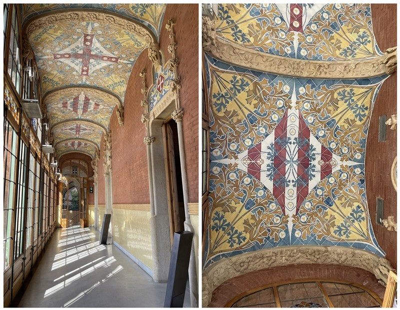 This Hallway Was Heavily Decorated With Mosaics