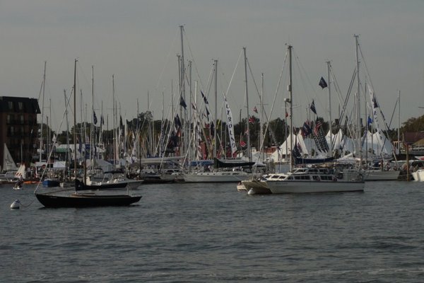 View of boat show