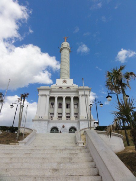 The monument in Santiago