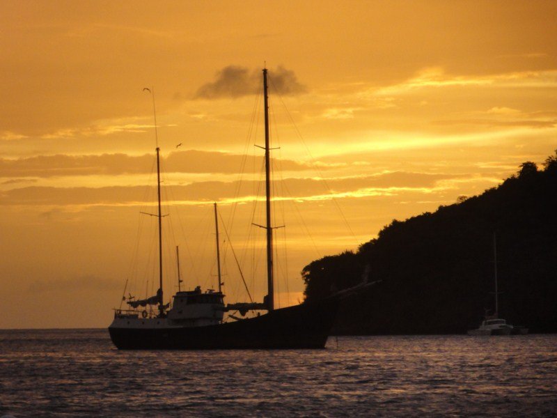 Sunset in Bequia
