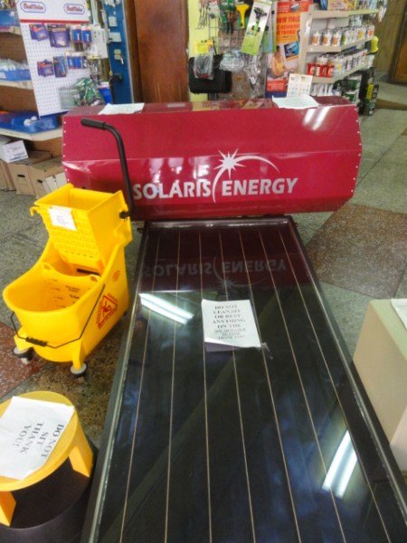 Anyone for a solar water heater?