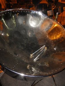 A close up of the drum