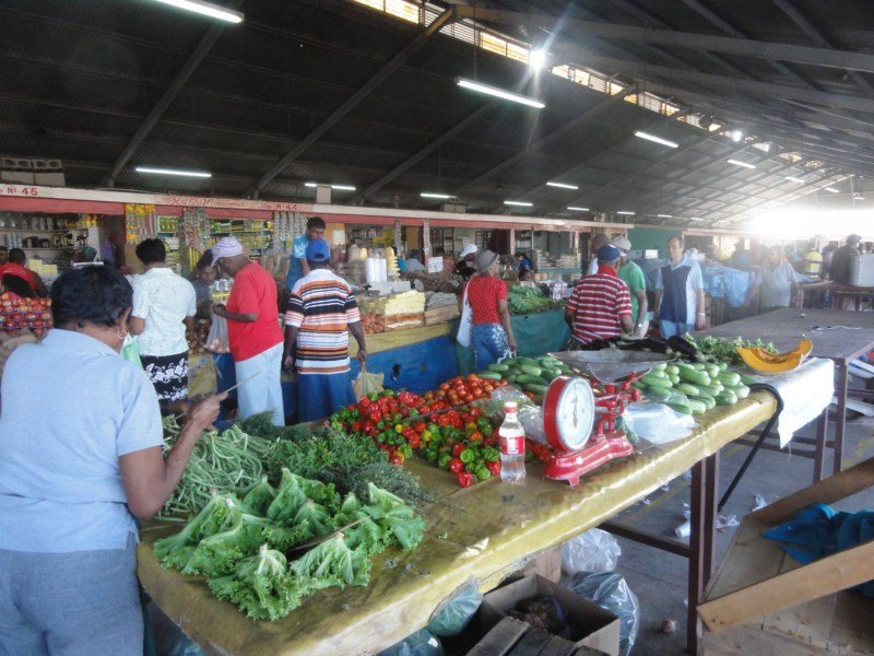 A small view of the market