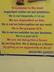 A quote from Gandhi