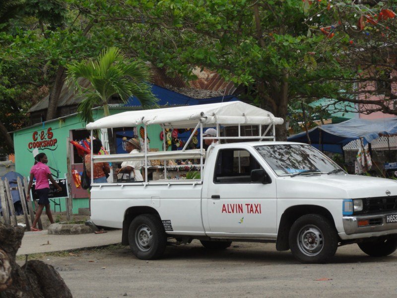 One of the local taxis