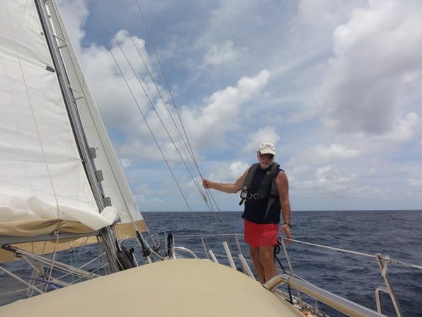 sailing to Martinique