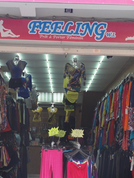 One of the Clothing Shops
