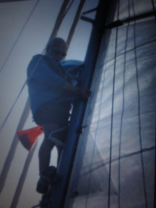 Up the Mast While at Sea