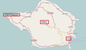 Map of Faial