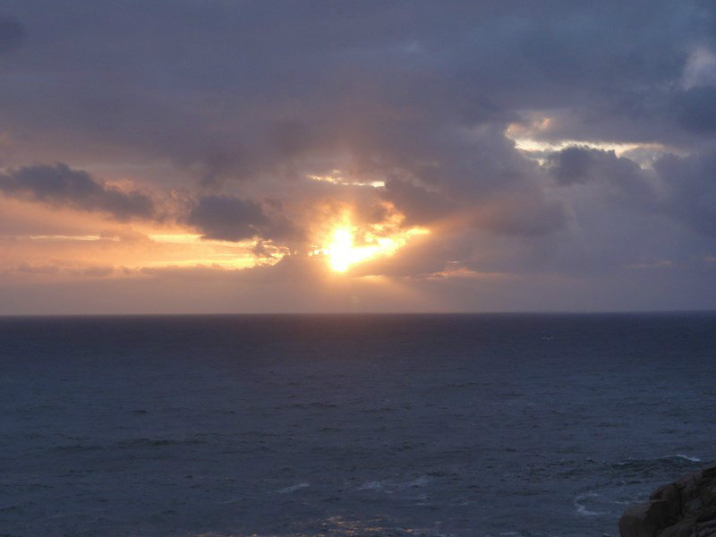 Sunset from the Cape Vilan Lighthouse
