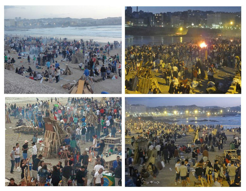 Views of the Festival Crowds
