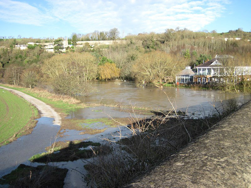 The Avon River Flooded