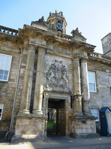 The Entrance to the Holyrood Palace