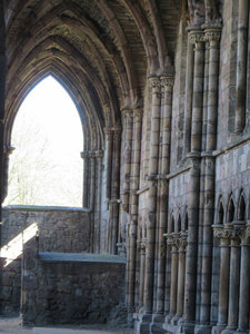 The Holyrood Abbey Next Door to the Palace