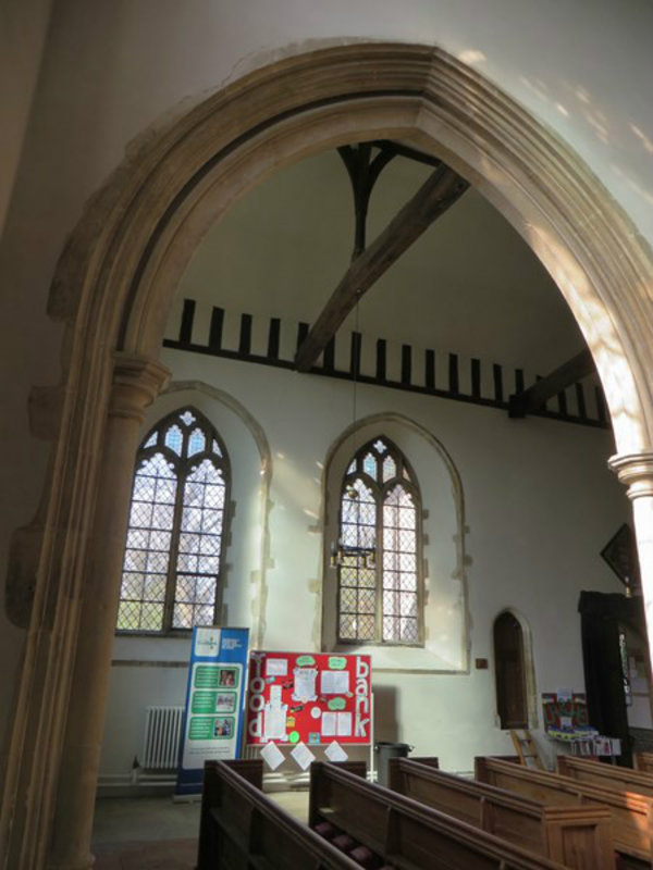 The Arches Lead Into the "newer" Section of the Church
