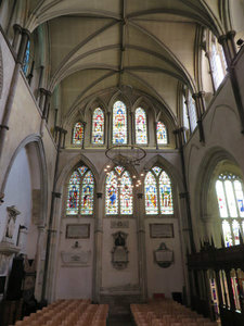 A View of the Stained Glass Windows